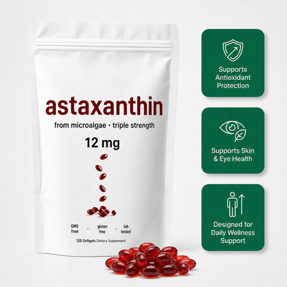 Astaxanthin 12mg (120 Softgels)