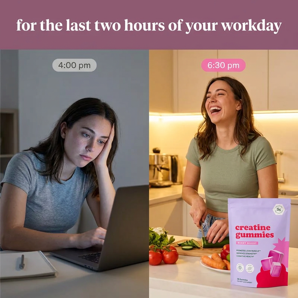 Remote worker at 4 pm versus 6:30 pm with energy for the evening